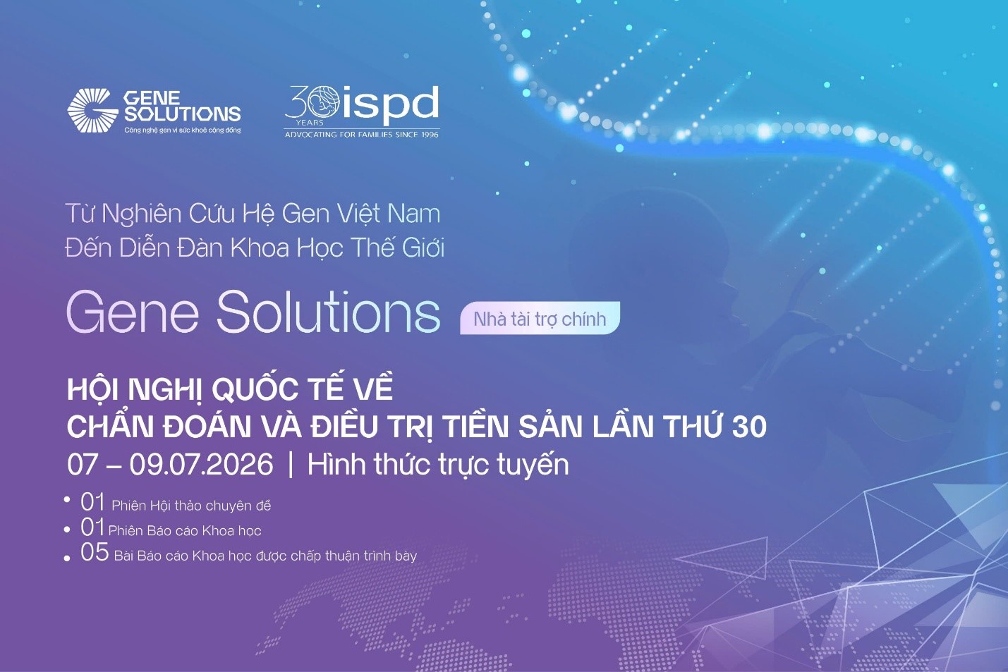 1-1784884892648228391608 Gene Solutions giới thiệu nhiều nghiên cứu nổi bật về y học hệ gen tại Hội nghị ISPD 2026- Ảnh 1.
