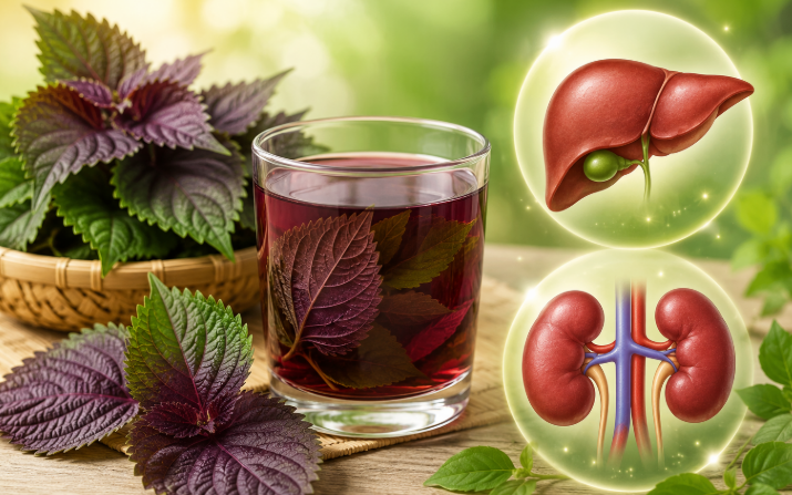 Khám Phá Lợi Ích Giảm Cân Từ Nước Lá Tía Tô và Gừng
