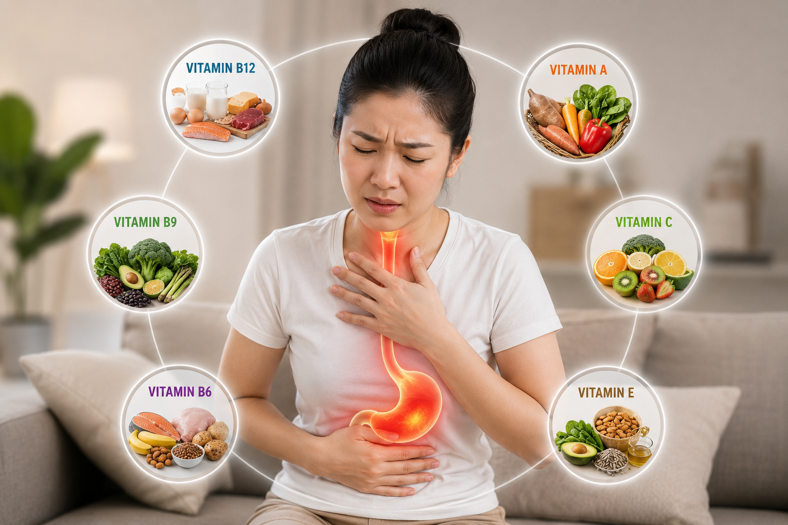 Những Vitamin Quan Trọng Cho Người Mắc Trào Ngược Dạ Dày