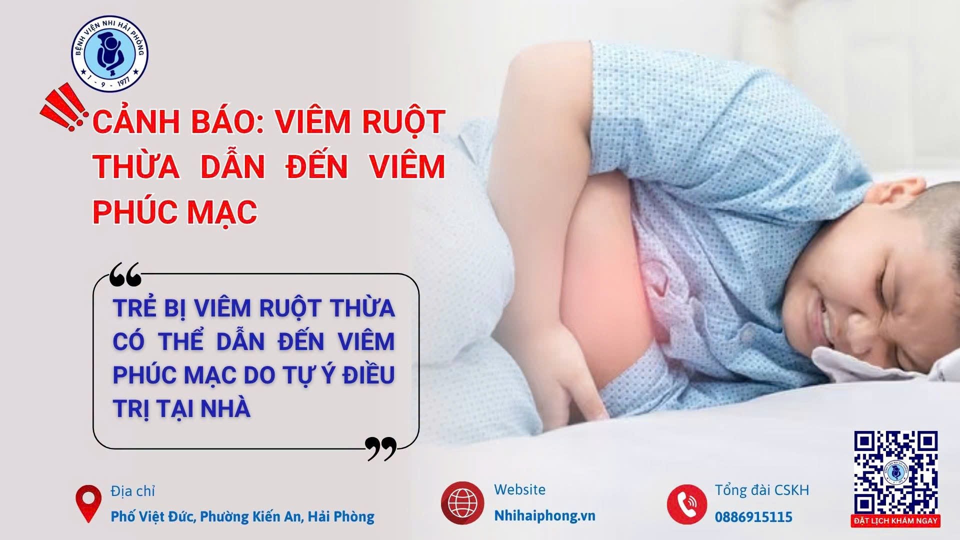 Cảnh Báo: Nguy Cơ Viêm Phúc Mạc Ở Trẻ Nếu Tự Điều Trị Đau Bụng