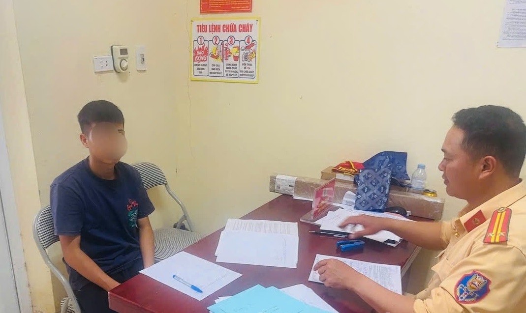 Thái Nguyên: Thanh Niên Bị Triệu Tập Vì Vi Phạm Giao Thông Nghiêm Trọng