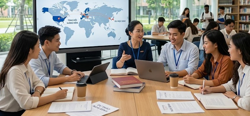 28621e12-fc64-4e16-b51a-122e4c4b9ac2-17877440215141210465430 Giảng viên ra nước ngoài thỉnh giảng được giữ nguyên lương và phụ cấp- Ảnh 1.