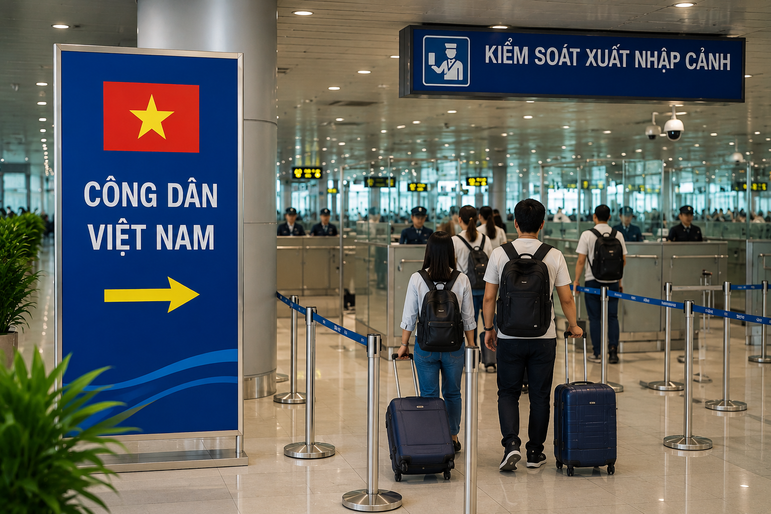 Cải Tiến Công Nghệ Tại Sân Bay Nội Bài: Hành Khách Việt Nam Được Làn Nhập Cảnh Riêng