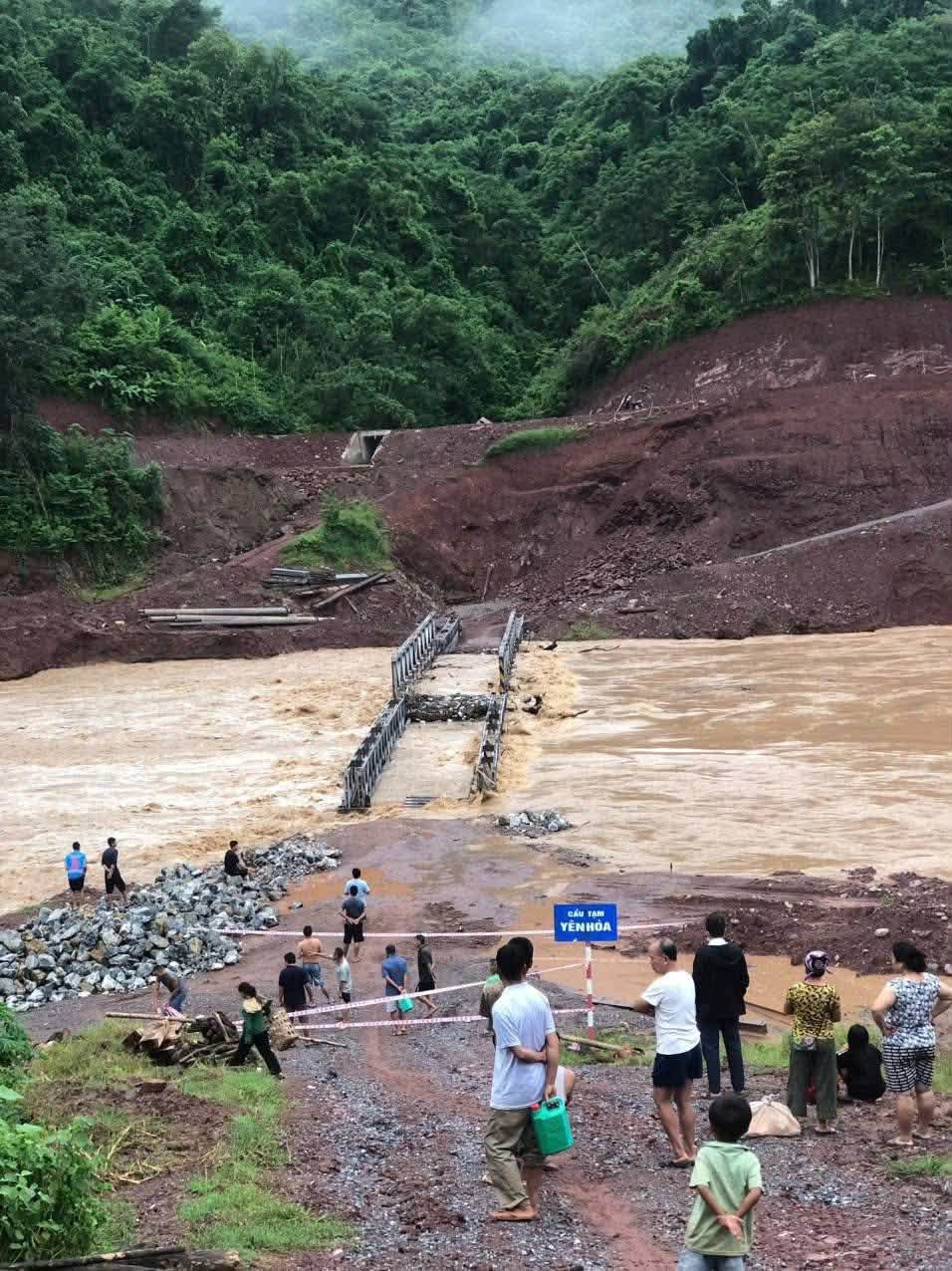 Mực nước dâng cao tại Nghệ An