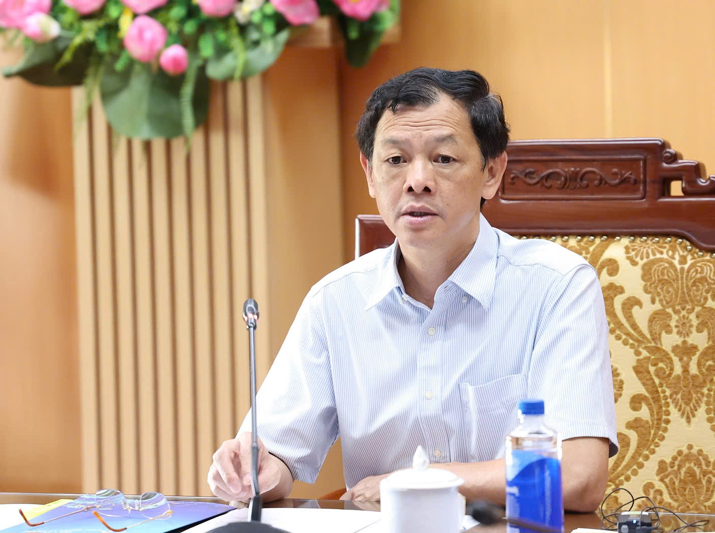 PGS.TS Nguyễn Tri Thức phát biểu chỉ đạo
