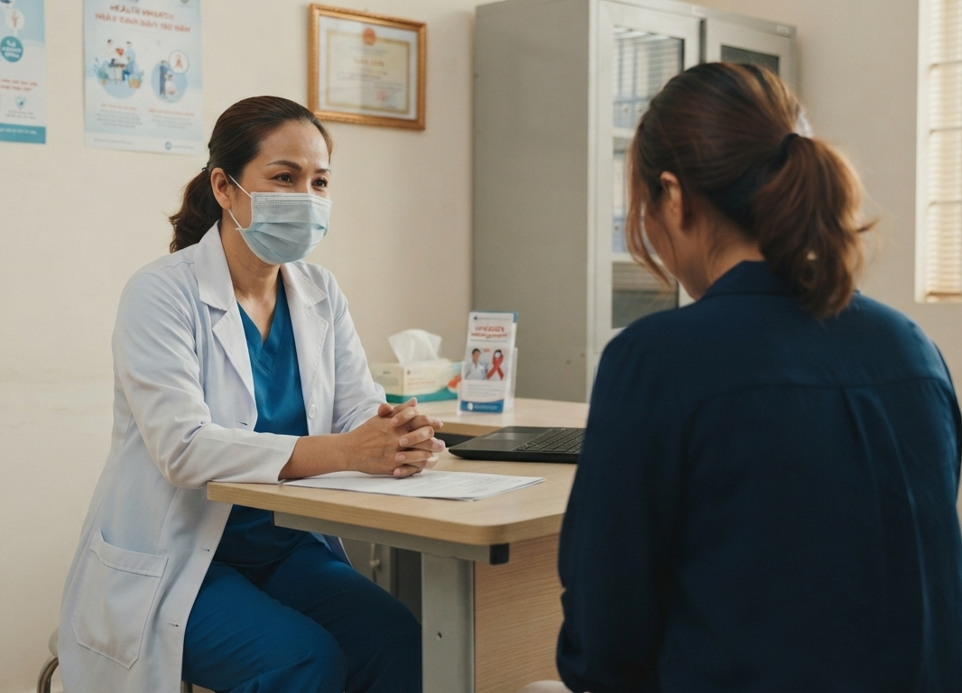 Tầm soát định kỳ đồng nhiễm HIV và giang mai Tầm soát định kỳ đồng nhiễm HIV và giang mai