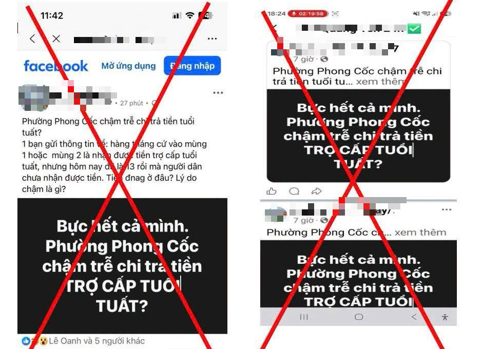 Thông tin về việc phường Phong Cốc chậm chi trả tiền trợ cấp tuất Thông tin về việc phường Phong Cốc chậm chi trả tiền trợ cấp tuất