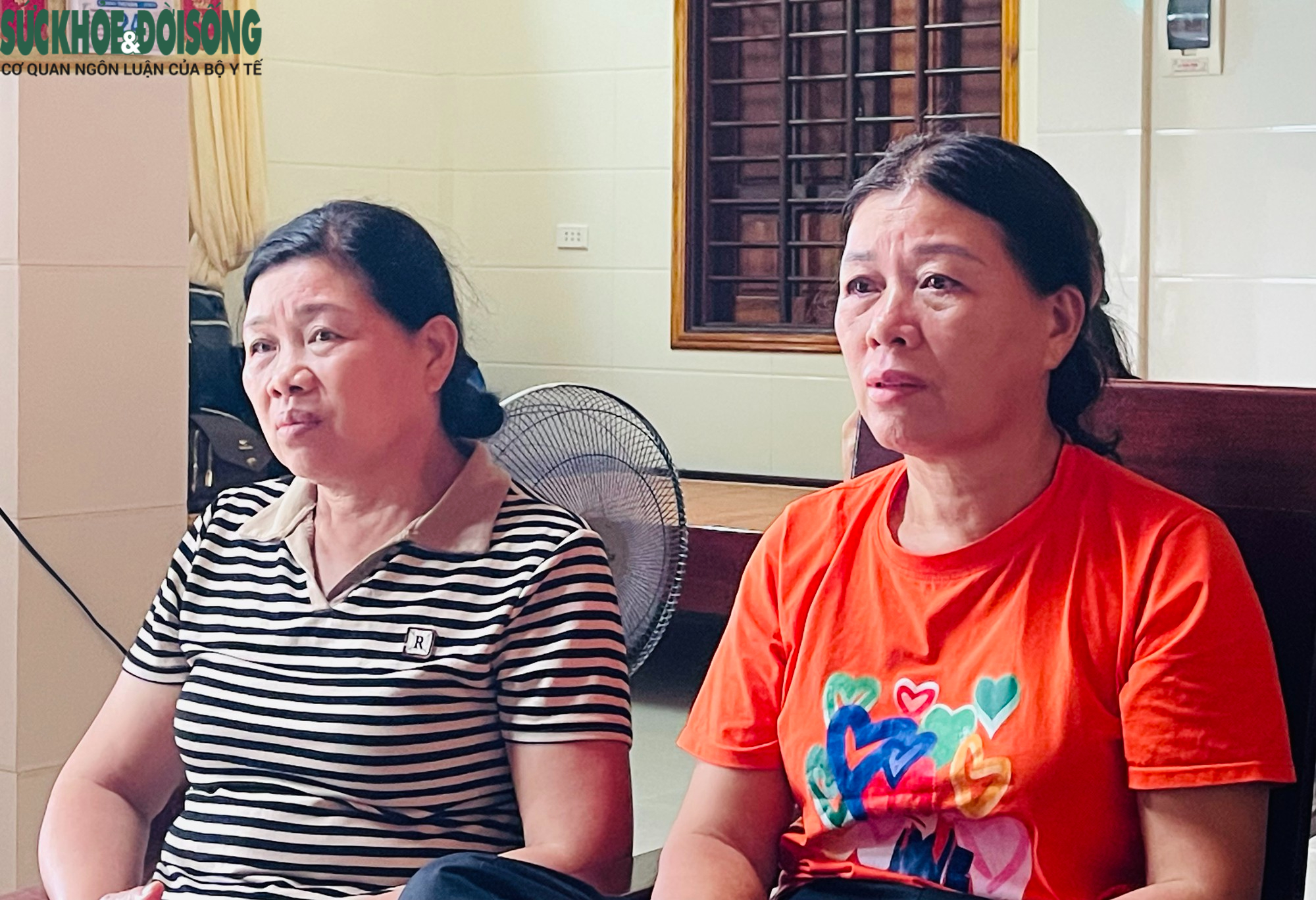 Bà Nhớ và em gái Hoàng Thị Cánh