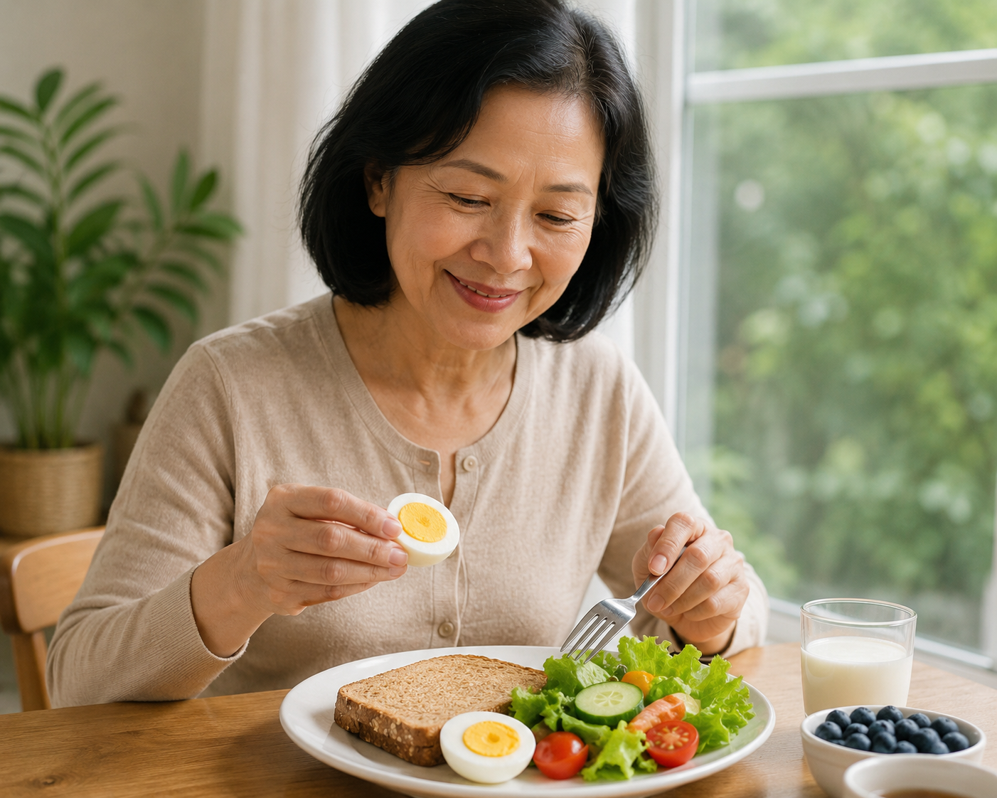 Lượng trứng lý tưởng cho người trên 50 tuổi: Hướng dẫn dinh dưỡng