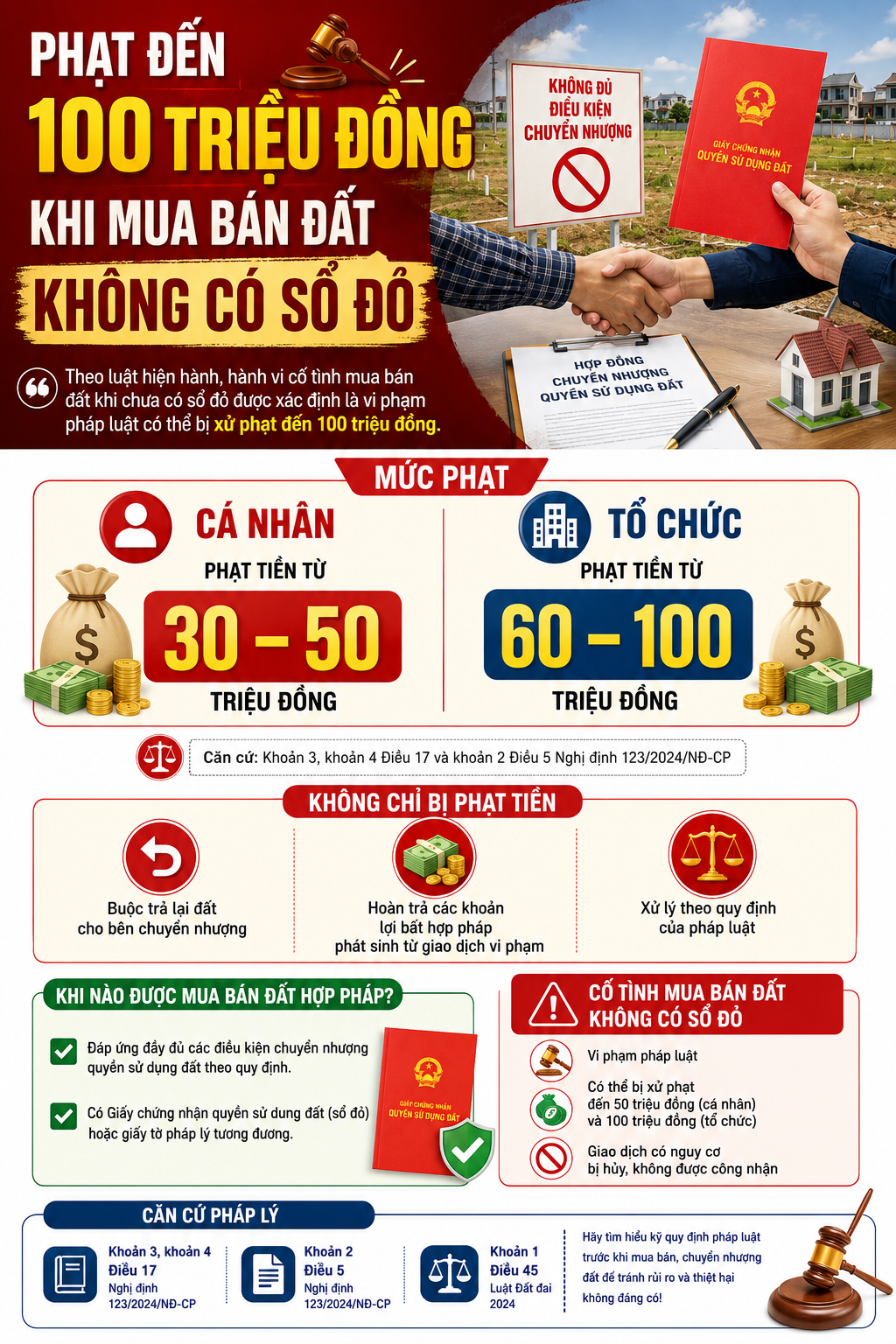 Những Rủi Ro Khi Mua Đất Không Có Sổ Đỏ: Cảnh Báo Người Dân