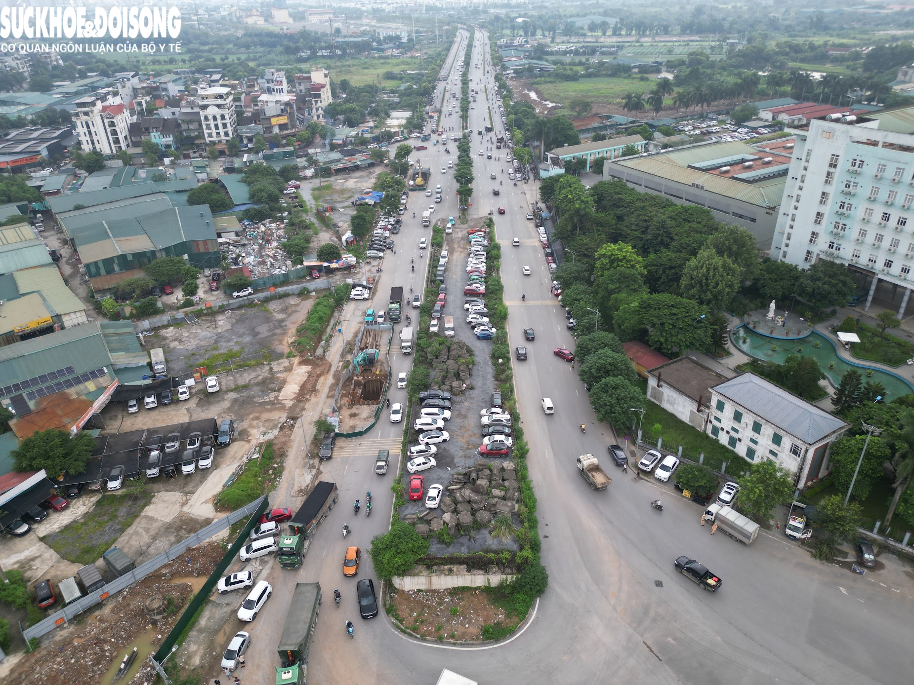 Nút giao Phạm Tu - Đường 70 trong thi công