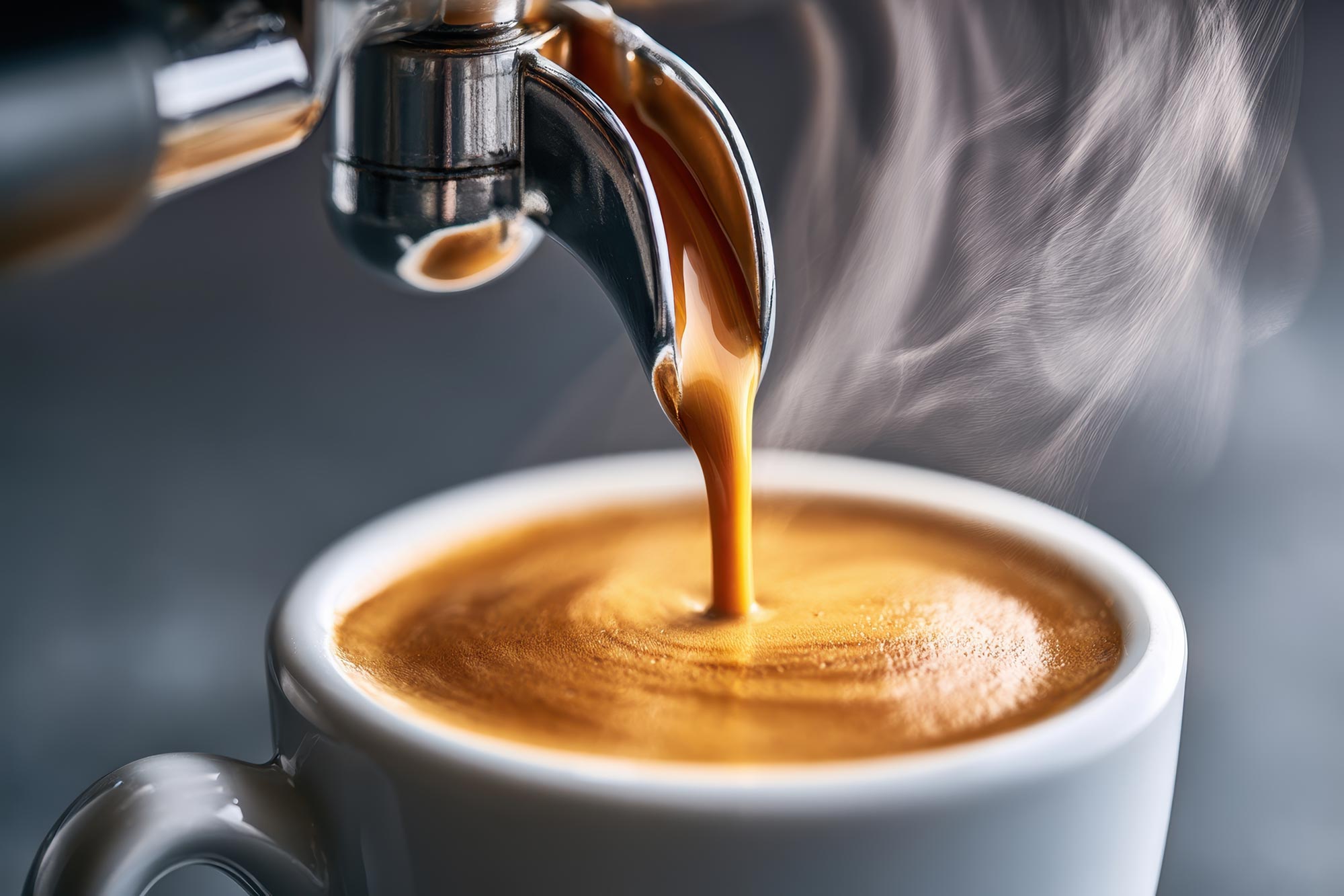 espresso-coffee-flows-from-portafilter-into-cup-17869694353891937465640 Công dụng tăng cơ, giảm mỡ từ một trong những thức uống phổ biến nhất thế giới - Ảnh 1.