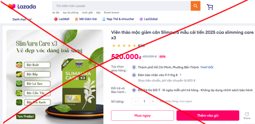 giam-can-08594371-17859138216091053808770 Bộ Y tế đề nghị Hà Nội xác minh hoạt động kinh doanh sản phẩm Slimaura Care x3 - Ảnh 1.