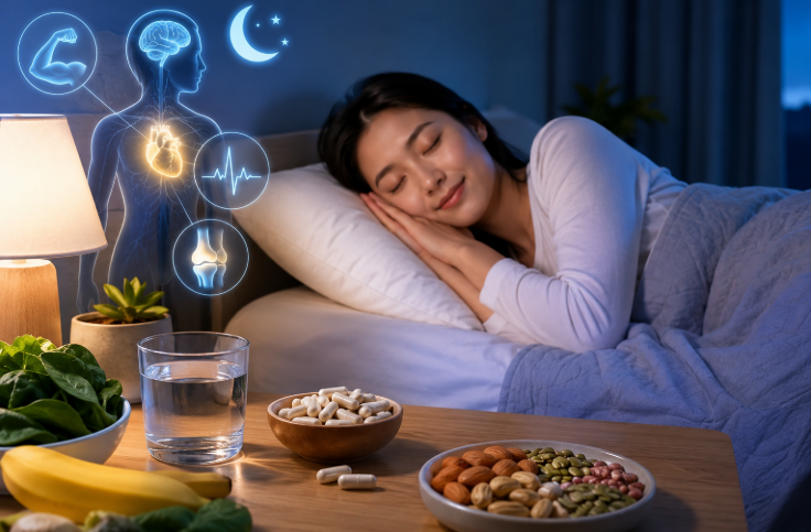 Khám Phá 6 Lợi Ích Nổi Bật Của Magie Trước Khi Ngủ