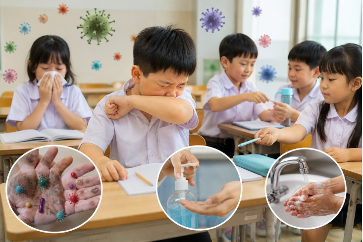 Vệ sinh cá nhân là một trong những biện pháp đơn giản nhưng hiệu quả giúp giảm nguy cơ lây lan bệnh truyền nhiễm trong trường học.