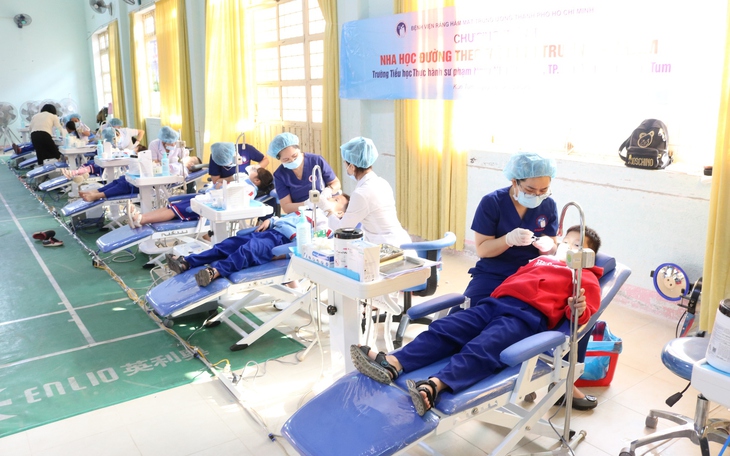 Phát triển mô hình Trường - Trạm trong nha học đường tại Cà Mau - Ảnh 4.