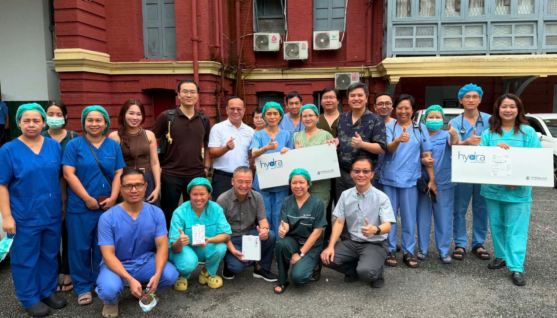 Đoàn Bác Sĩ Việt Nam: Chuyển Giao Kỹ Thuật TAVI Tại Myanmar