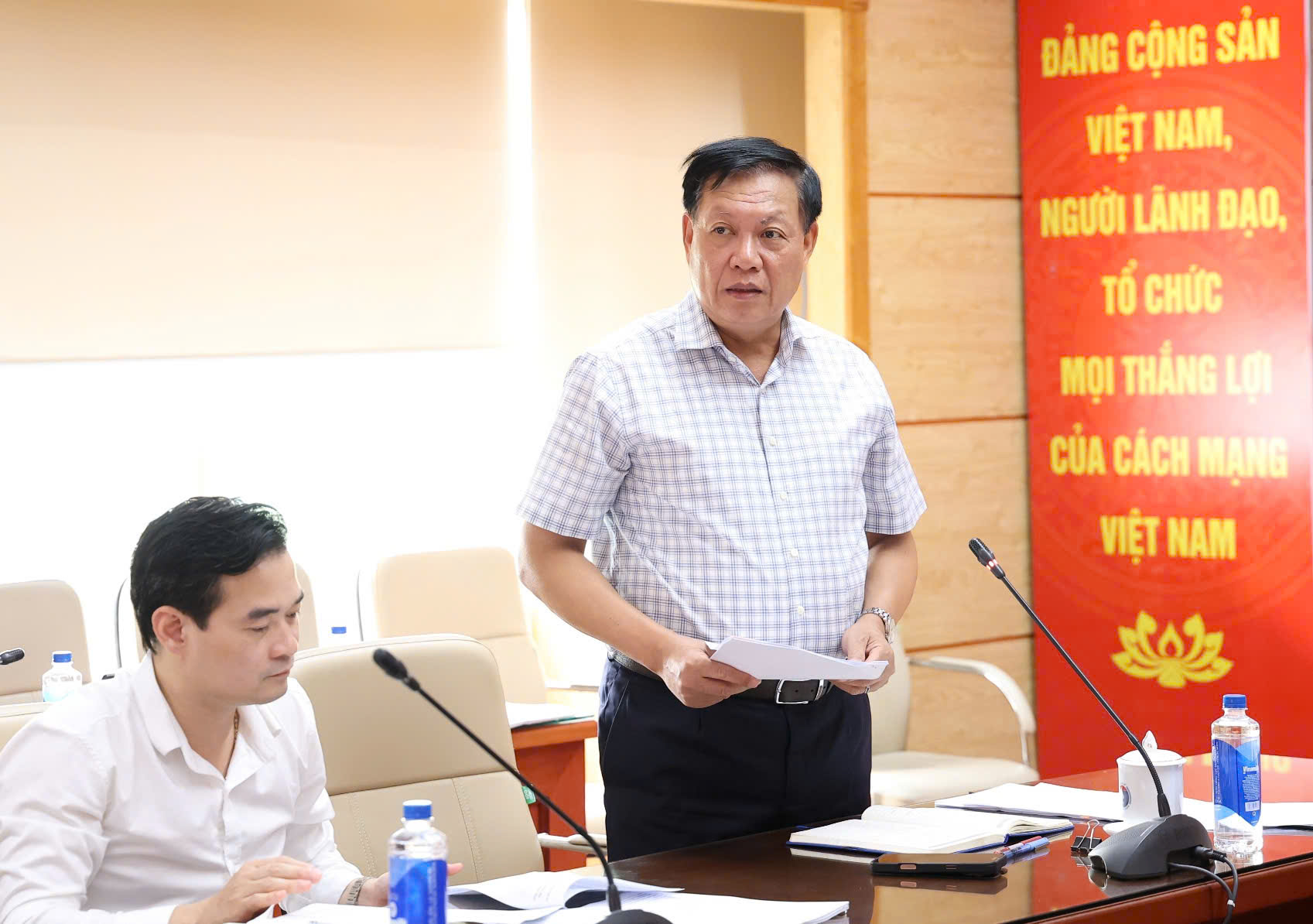 Thứ trưởng Bộ Y tế Đỗ Xuân Tuyên phát biểu