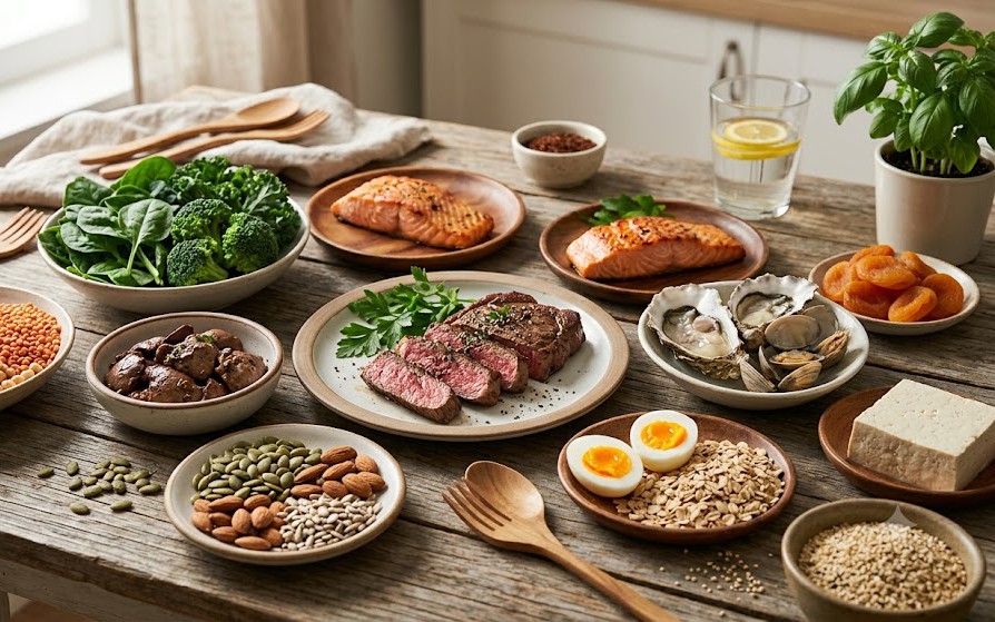 Thực phẩm giàu sắt