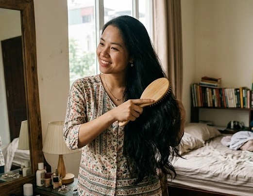 toc-va-da-dau-17876298704851333492681 Tác động của lược bẩn đến tóc và da đầu - Ảnh 1.