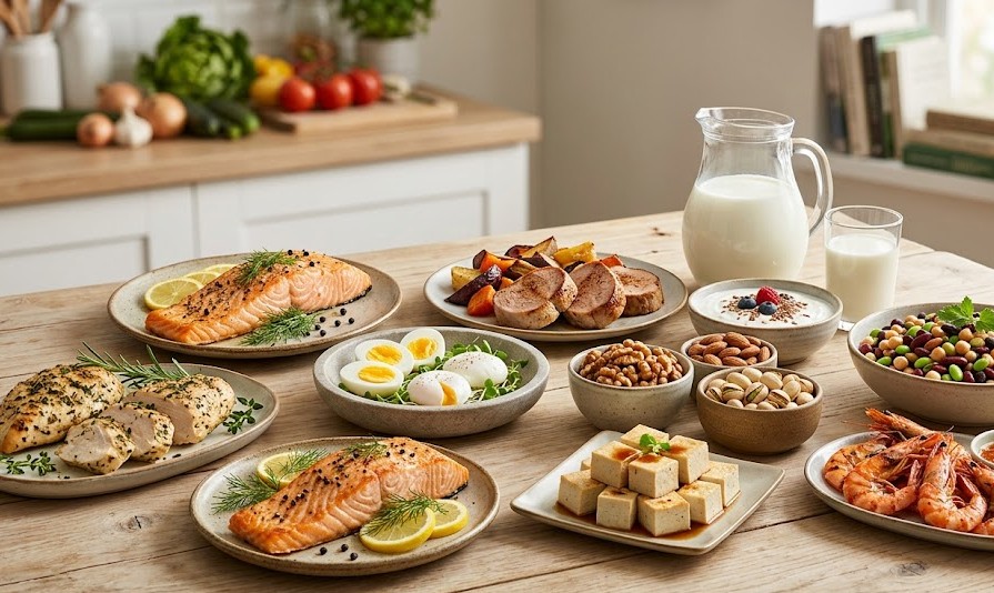 Ăn đủ protein sau 50: 10 nguồn thực phẩm giúp giữ cơ, hỗ trợ giảm mỡ