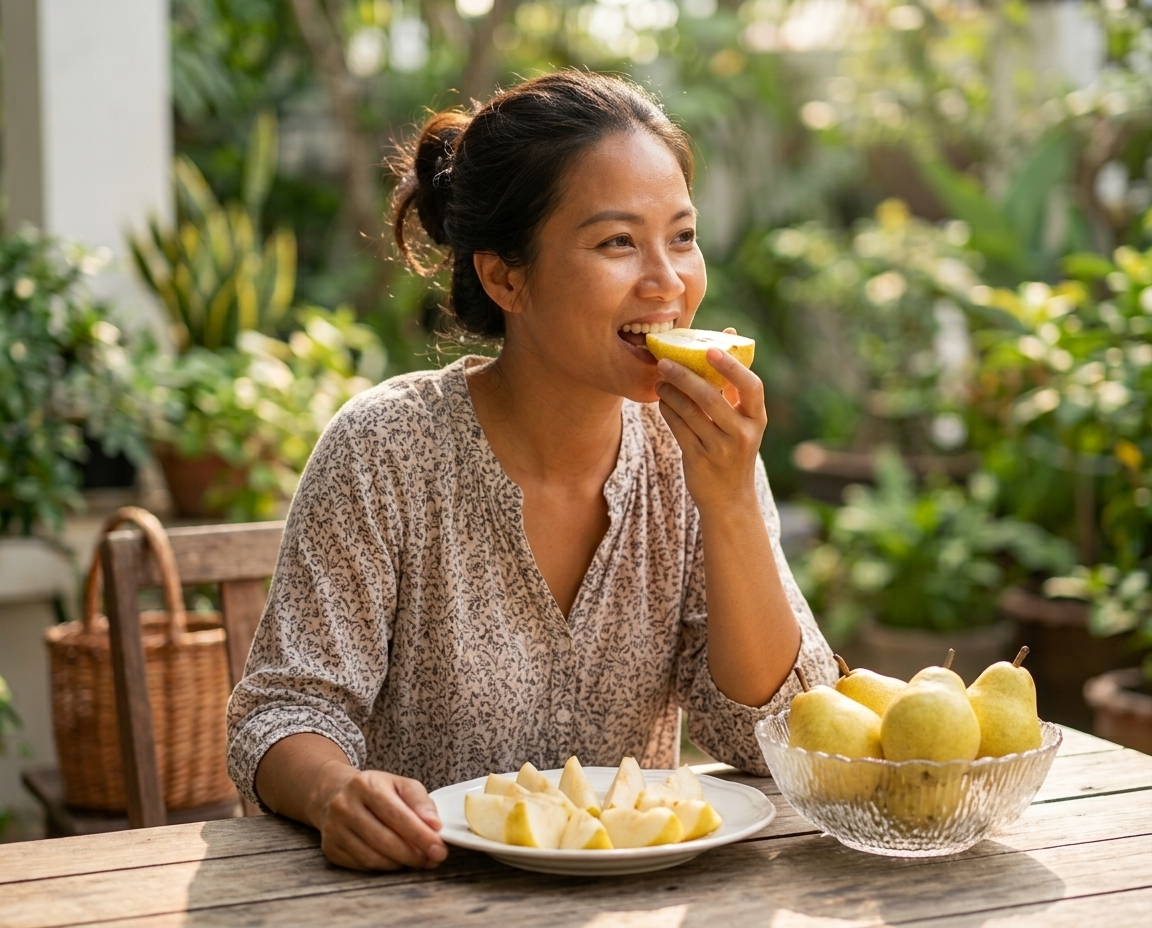 5 nhóm người nên ăn quả lê để có lợi cho sức khỏe - Ảnh 1.