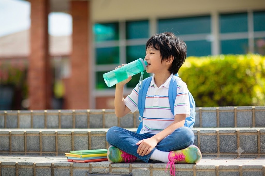 Uống nước cho trẻ khi đi học: mẹo thực tế để con luôn đủ nước