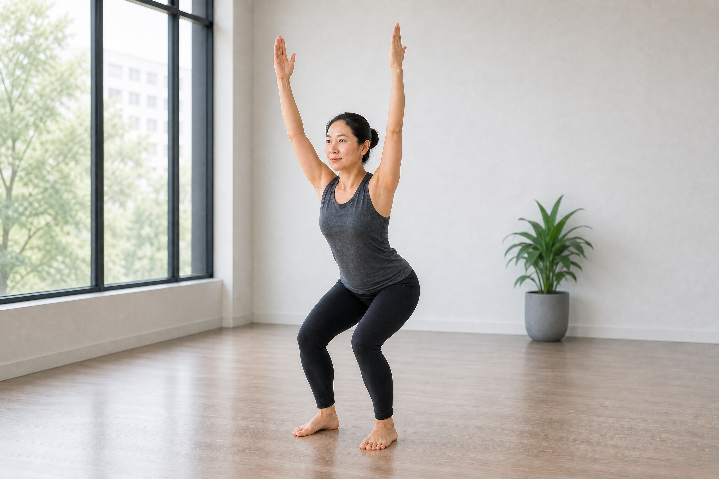 5 tư thế yoga giúp cải thiện sức mạnh đôi chân ở tuổi trung niên - Ảnh 1.