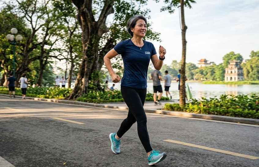 di-bo-1-1788399008243708134800 Sau tuổi 50, tập HIIT có giúp giảm mỡ bụng tốt hơn đi bộ? - Ảnh 1.
