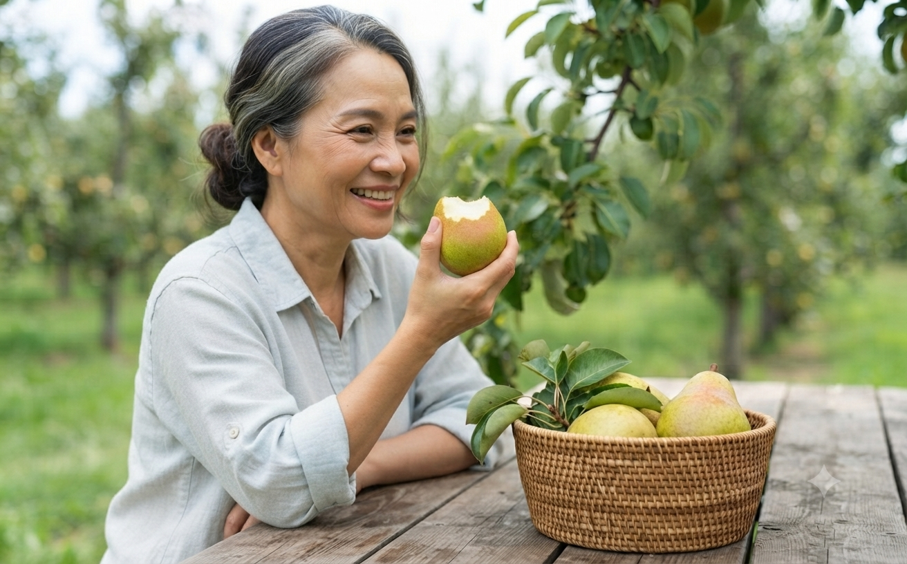 Ăn quả lê đúng cách giúp hỗ trợ xương khớp và chống lão hóa  - Ảnh 1.